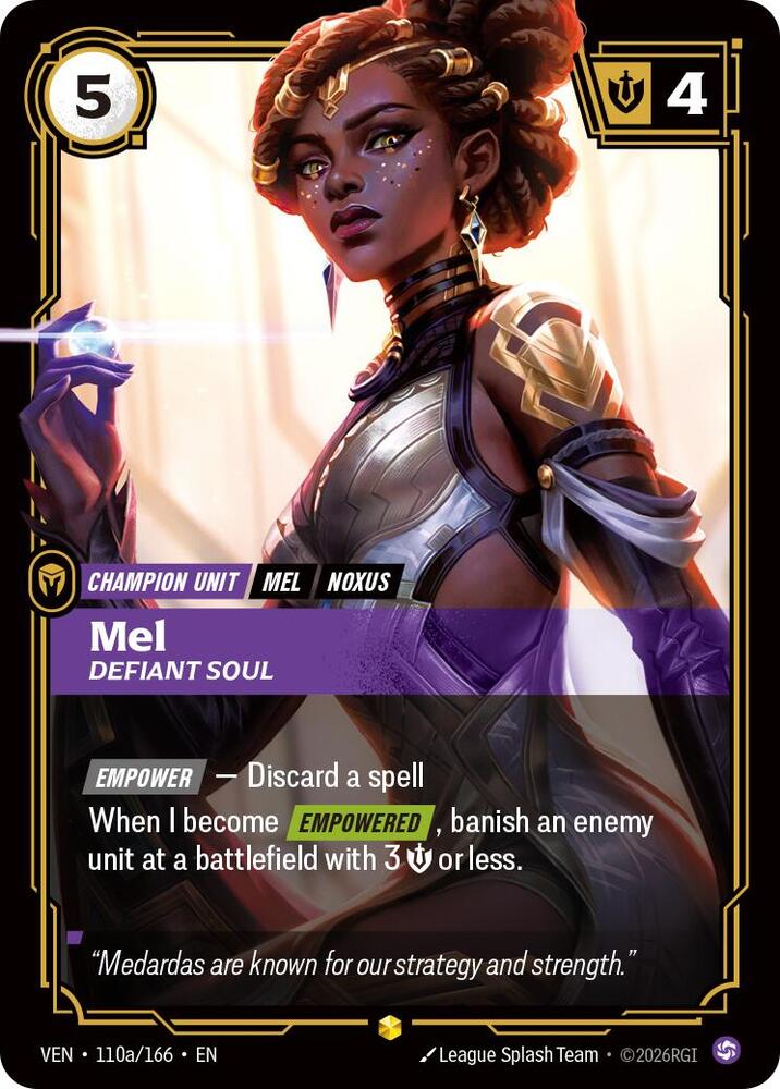 Mel, Defiant Soul (Alternate Art) card image