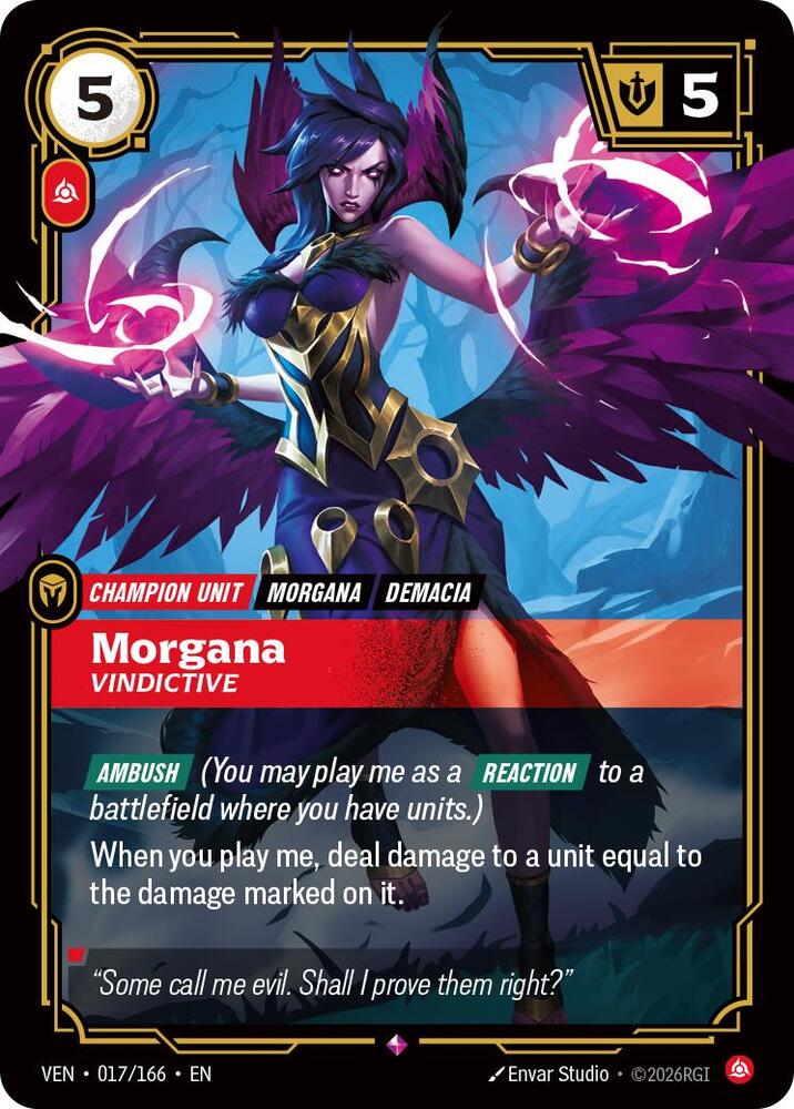Morgana, Vindictive card image