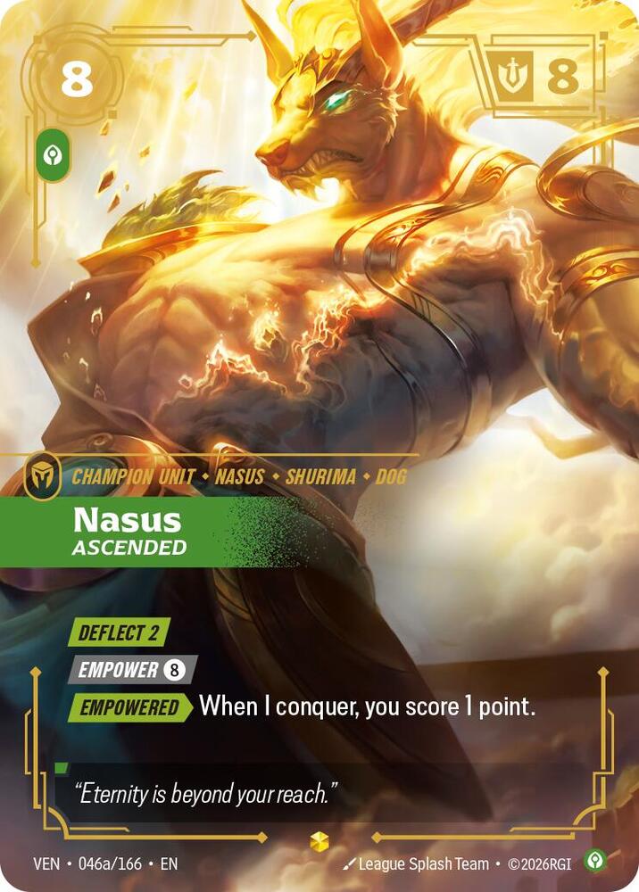 Nasus, Ascended (Alternate Art) card image