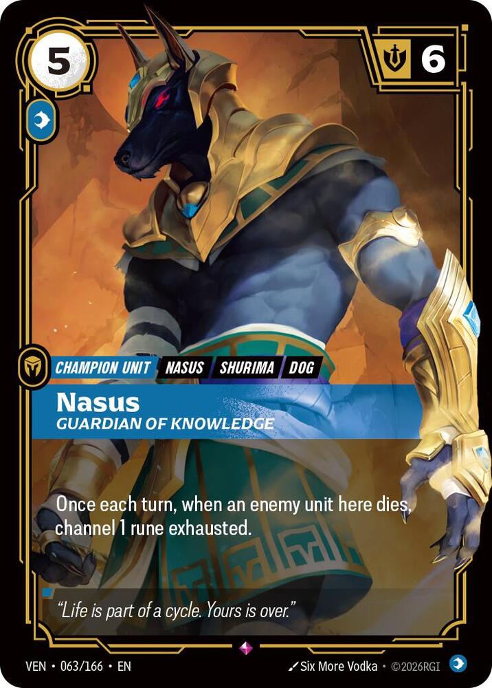 Nasus, Guardian of Knowledge card image