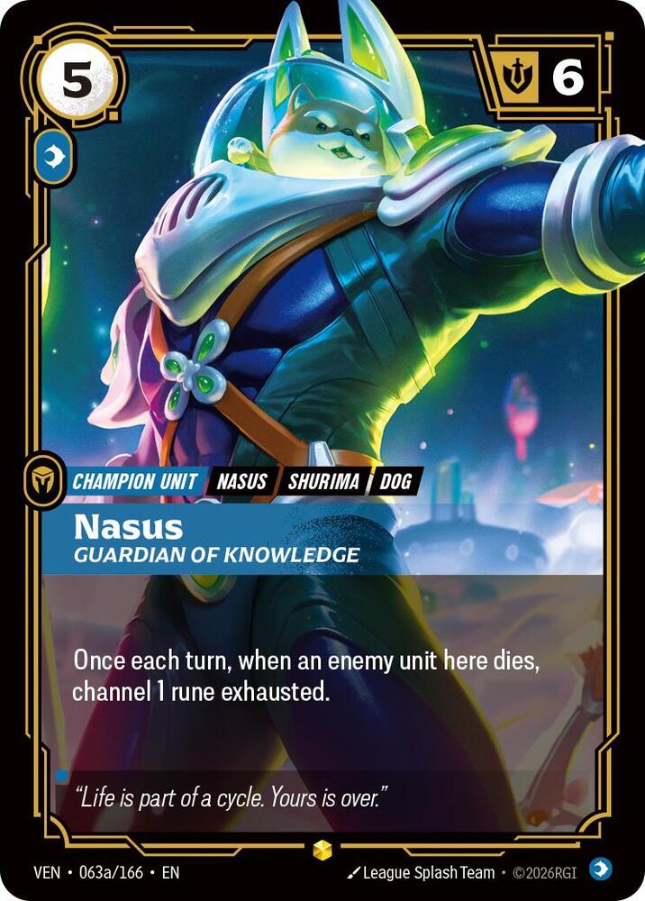 Nasus, Guardian of Knowledge (Alternate Art) card image