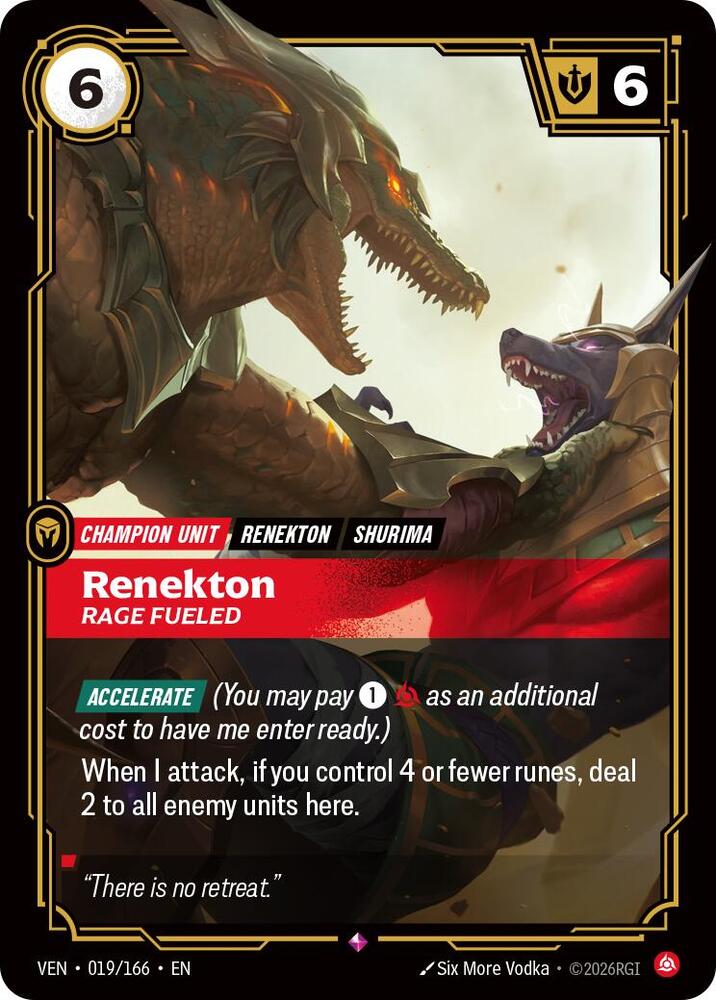 Renekton, Rage Fueled card image