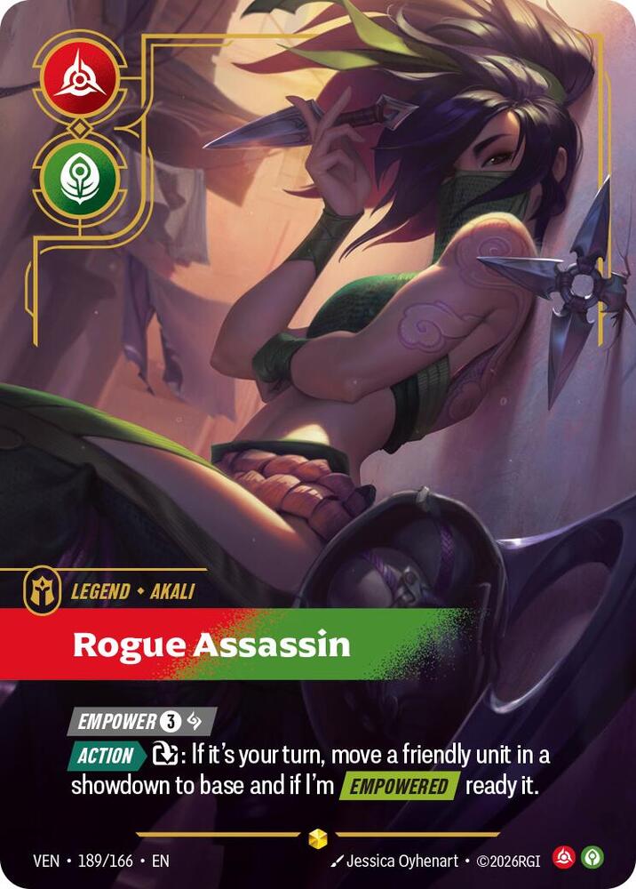 Akali, Rogue Assassin (Overnumbered) card image