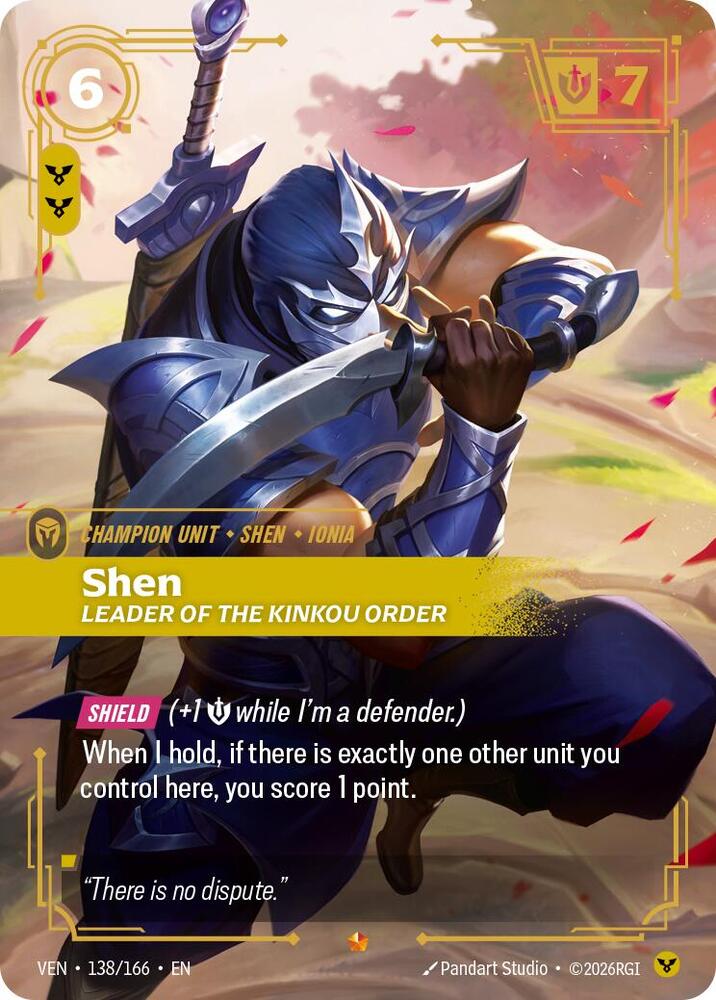 Shen, Leader of the Kinkou Order card image