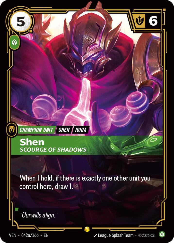 Shen, Scourge of Shadows (Alternate Art) card image