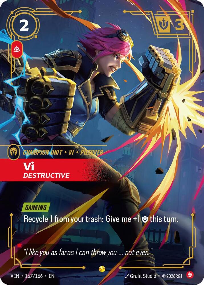 Vi, Destructive (Overnumbered) card image