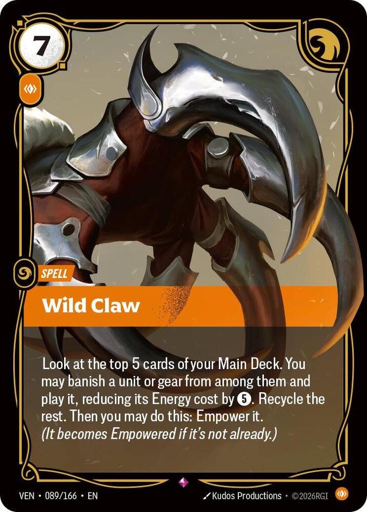 Wild Claw card image