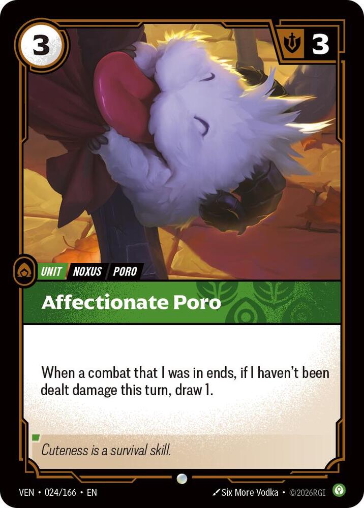 Affectionate Poro card image