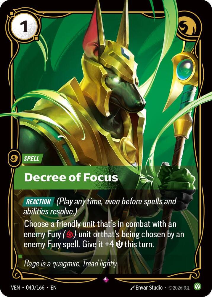 Decree of Focus card image