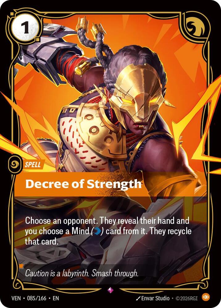 Decree of Strength card image