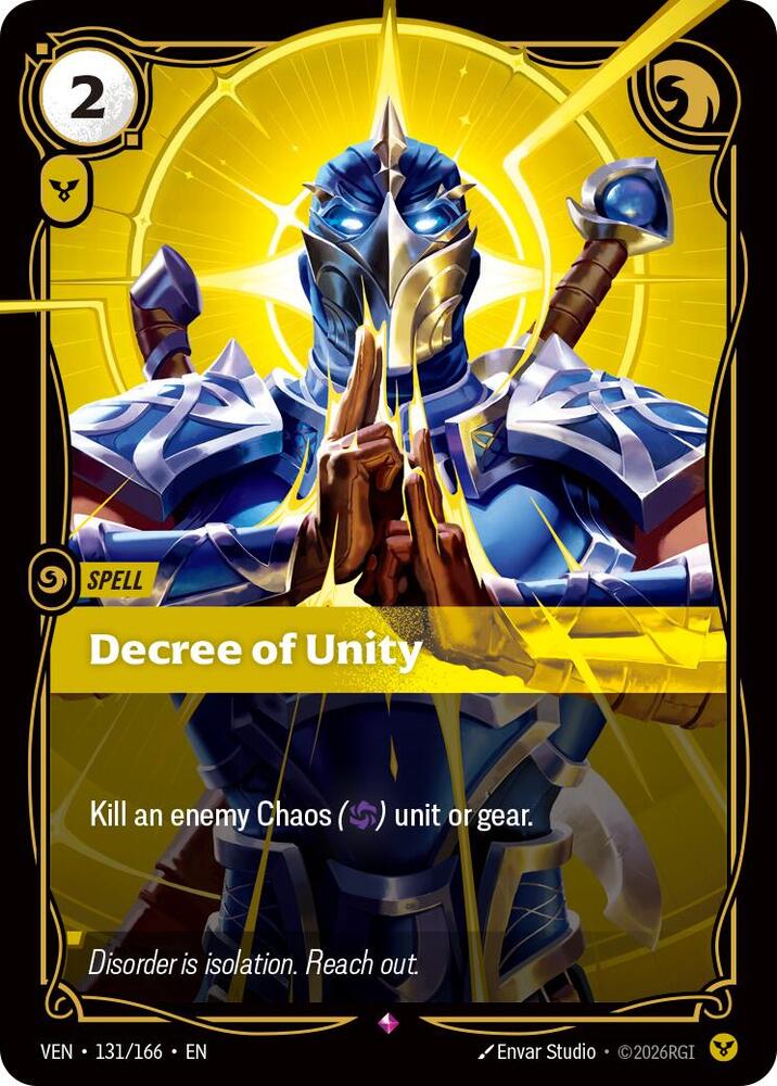 Decree of Unity card image