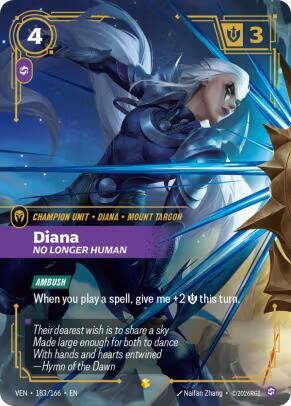 Diana, No Longer Human (Overnumbered) card image