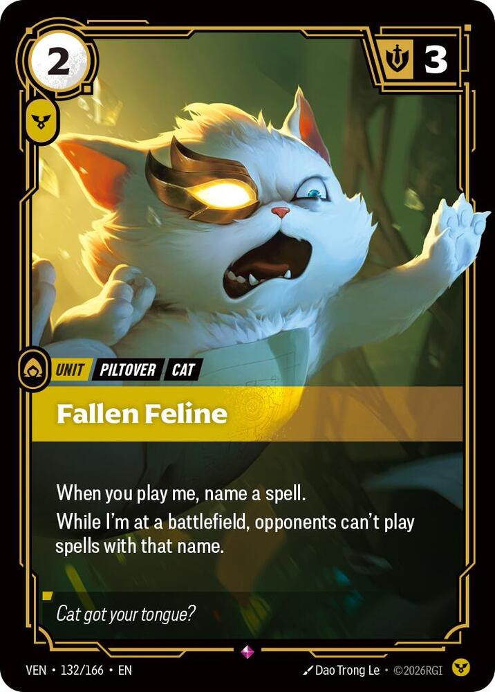 Fallen Feline card image