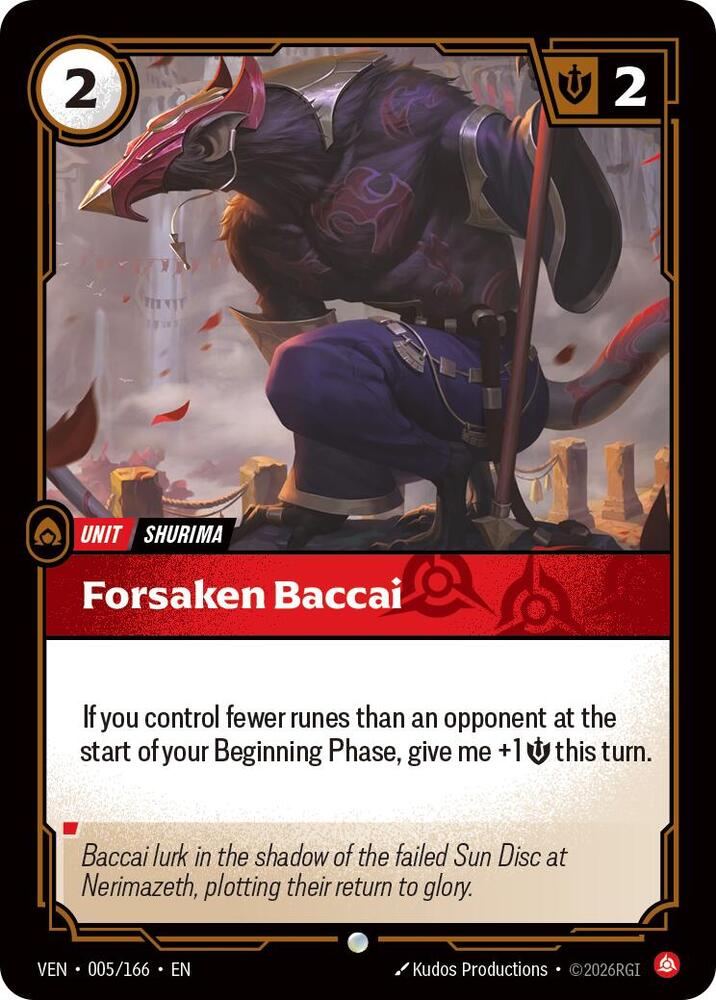 Forsaken Baccai card image