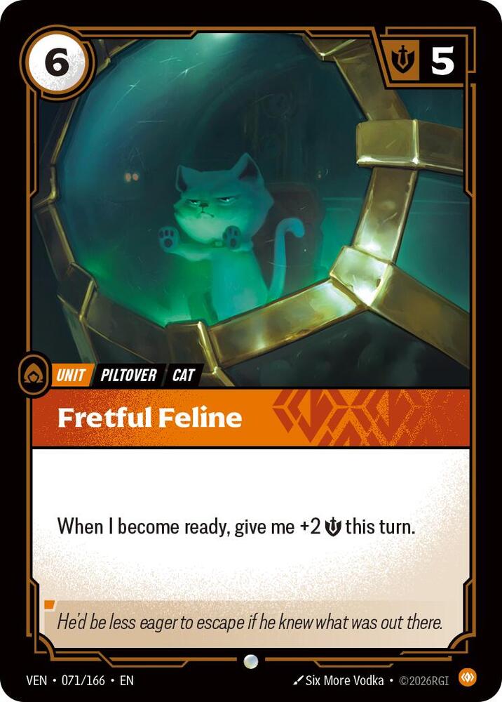 Fretful Feline card image
