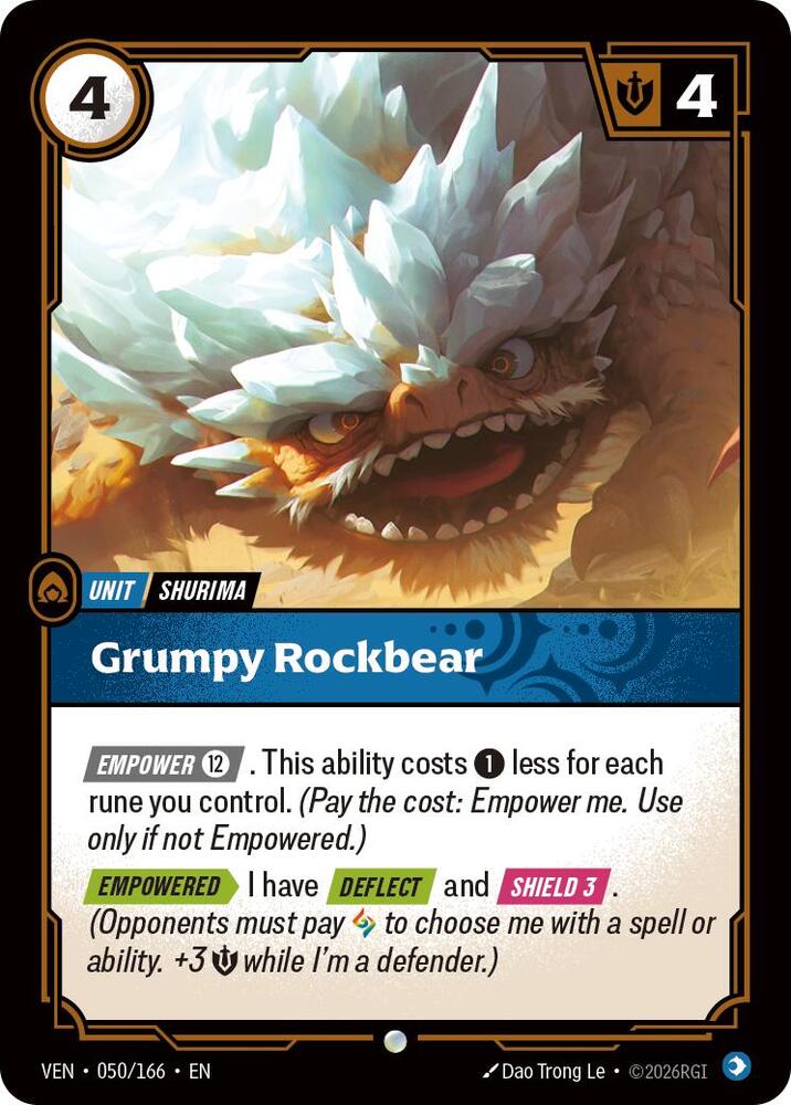 Grumpy Rockbear card image