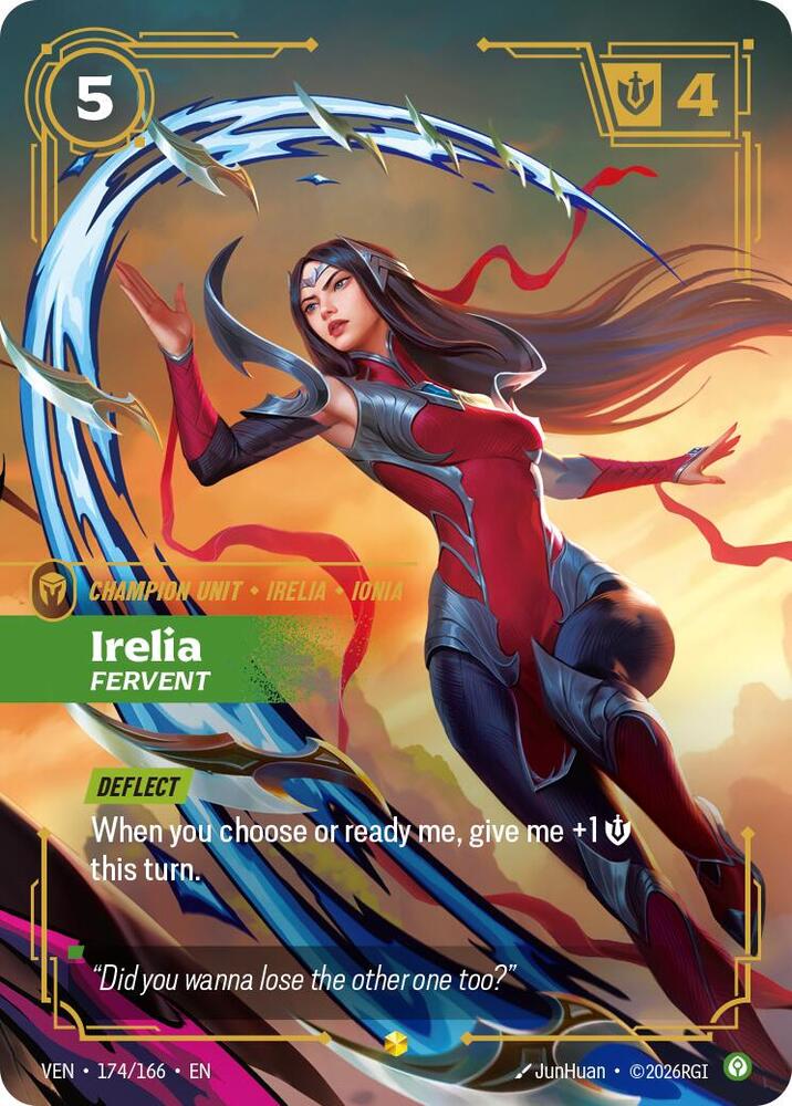 Irelia, Fervent (Overnumbered) card image