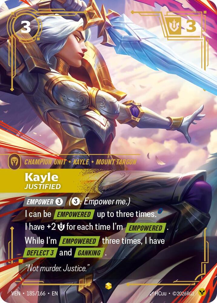 Kayle, Justified (Overnumbered) card image