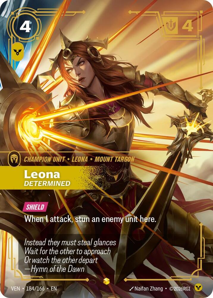 Leona, Determined (Overnumbered) card image