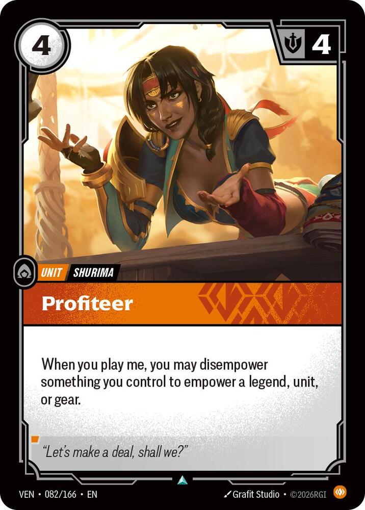 Profiteer card image