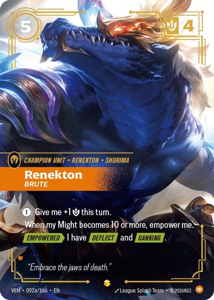 Renekton, Brute (Alternate Art) card image