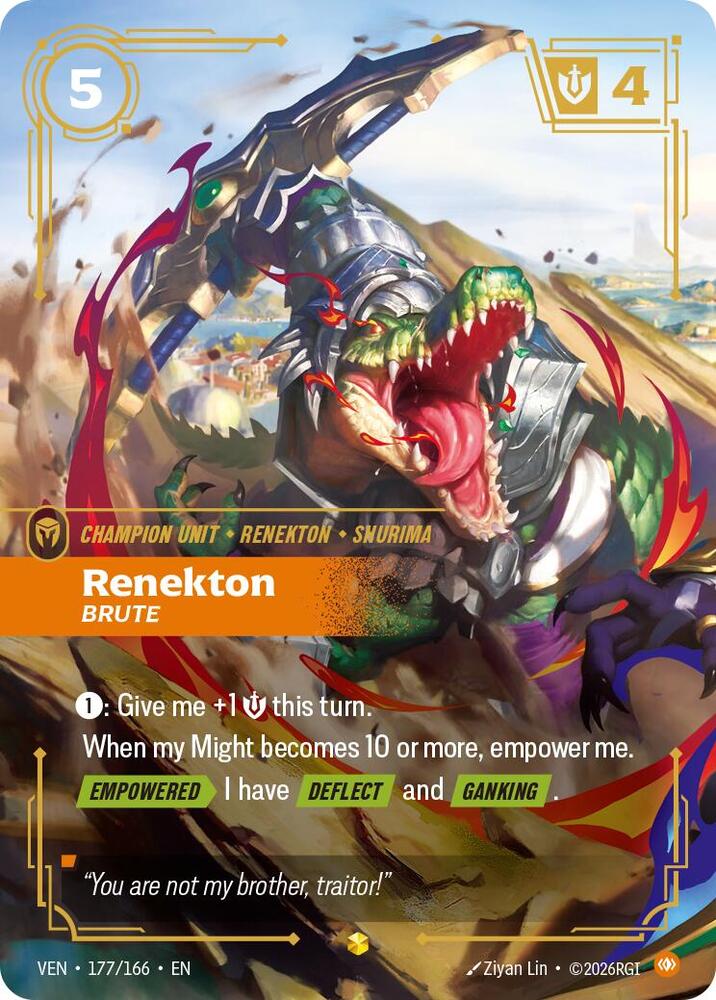 Renekton, Brute (Overnumbered) card image