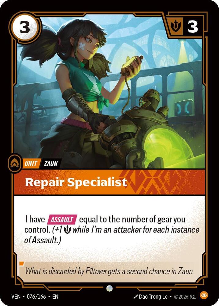 Repair Specialist card image