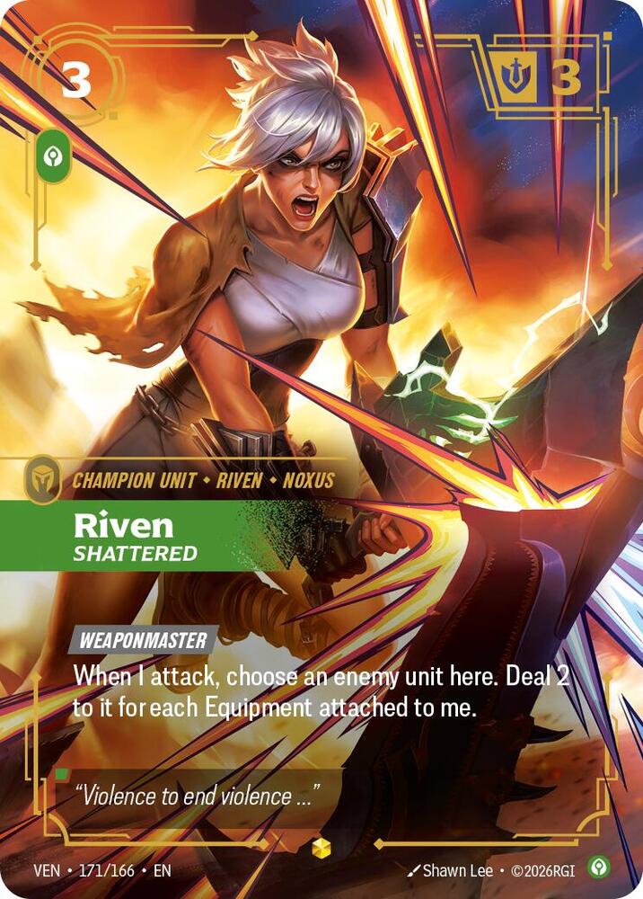 Riven, Shattered (Overnumbered) card image