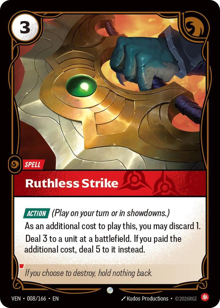 Ruthless Strike card image
