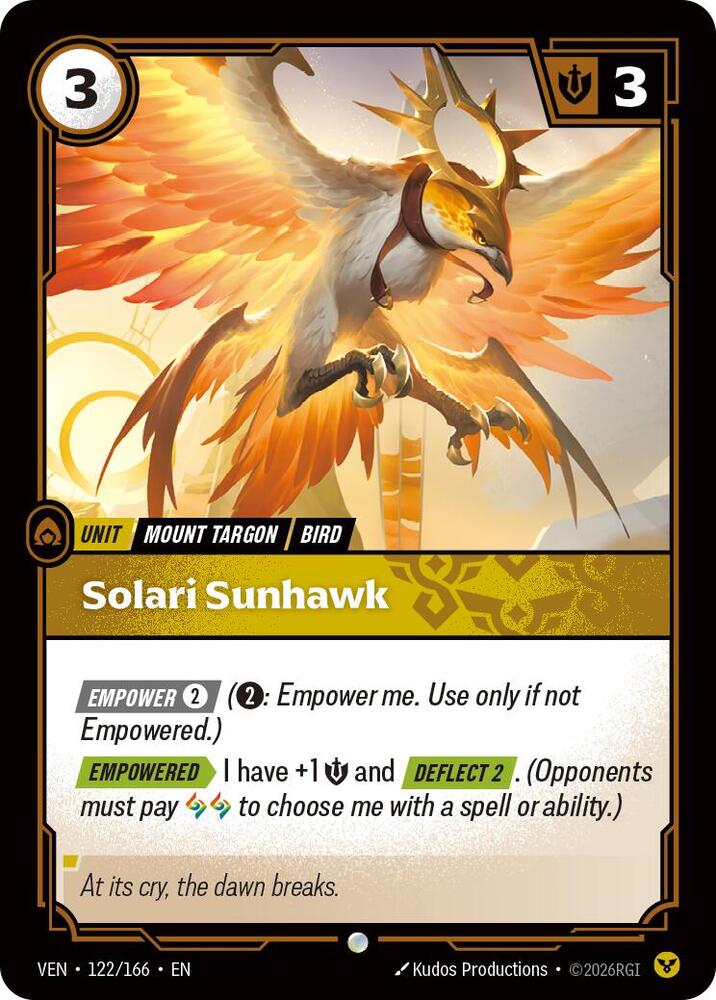 Solari Sunhawk card image
