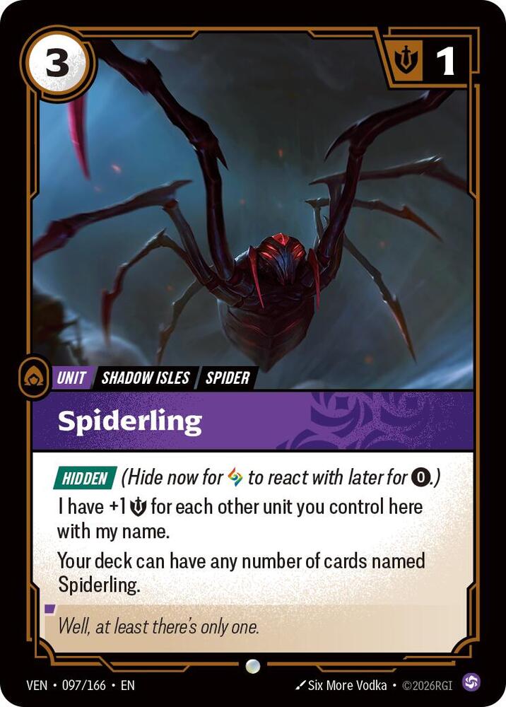Spiderling card image