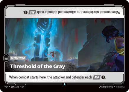 Threshold of the Gray card image