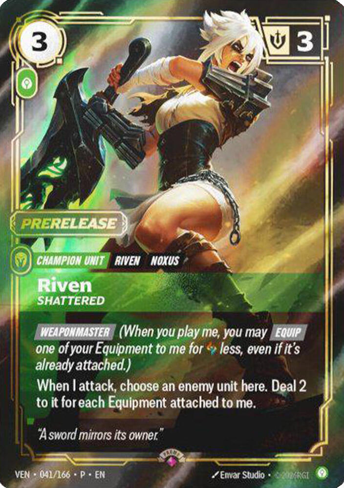 Riven, Shattered card image