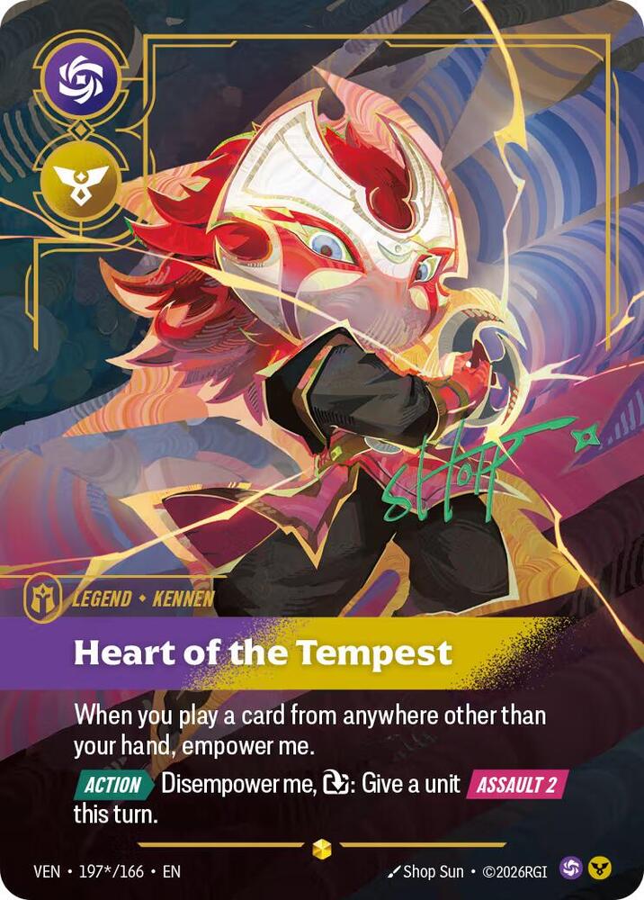 Kennen, Heart of the Tempest (Signature) card image