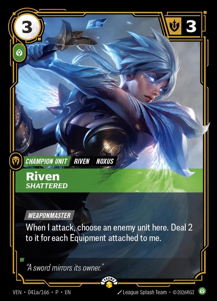 Riven, Shattered card image