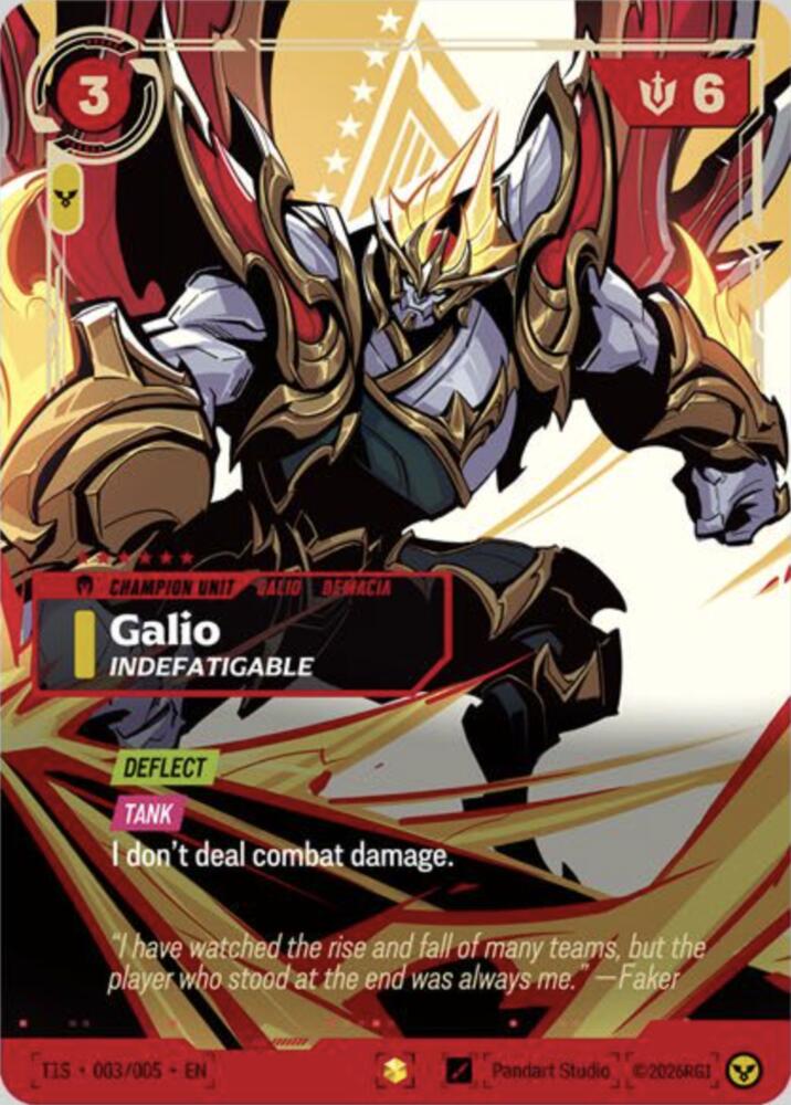 Galio, Indefatigable (T1 Worlds Champion Signature Edition Bundle) card image