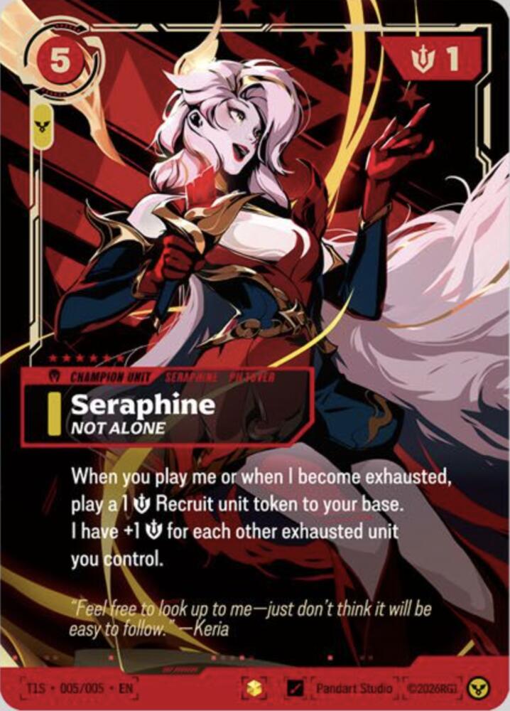 Seraphine, Not Alone (T1 Worlds Champion Signature Edition Bundle) card image