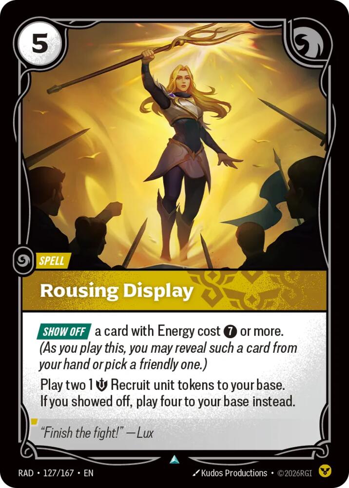 Rousing Display card image