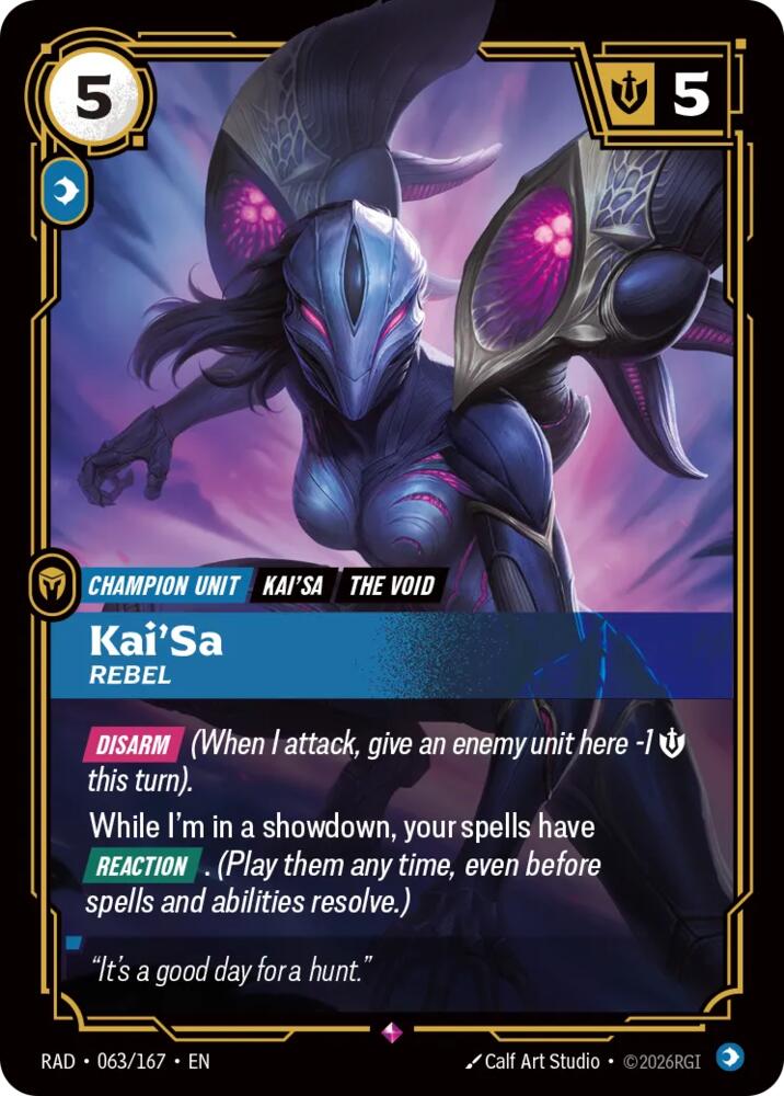 Kai'Sa, Rebel card image