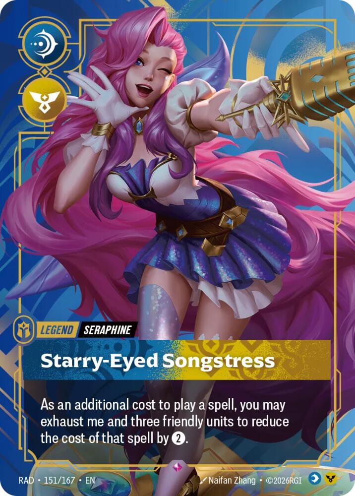 Seraphine, Starry-Eyed Songstress card image