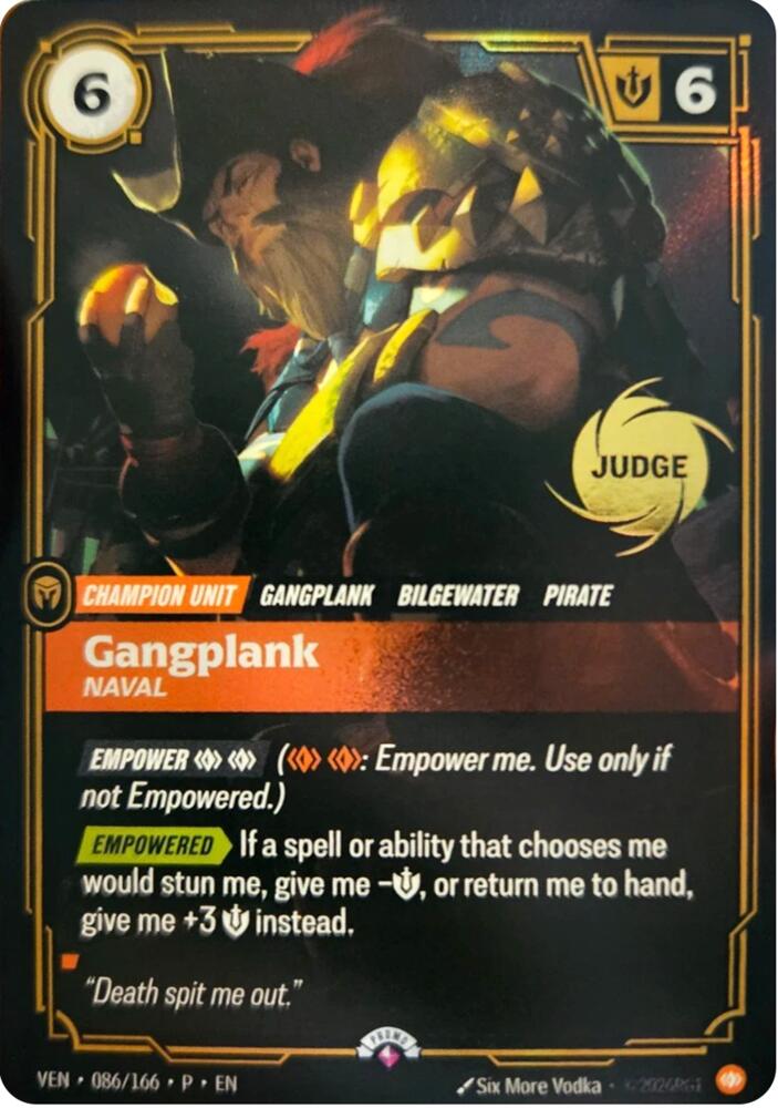 Gangplank, Naval card image