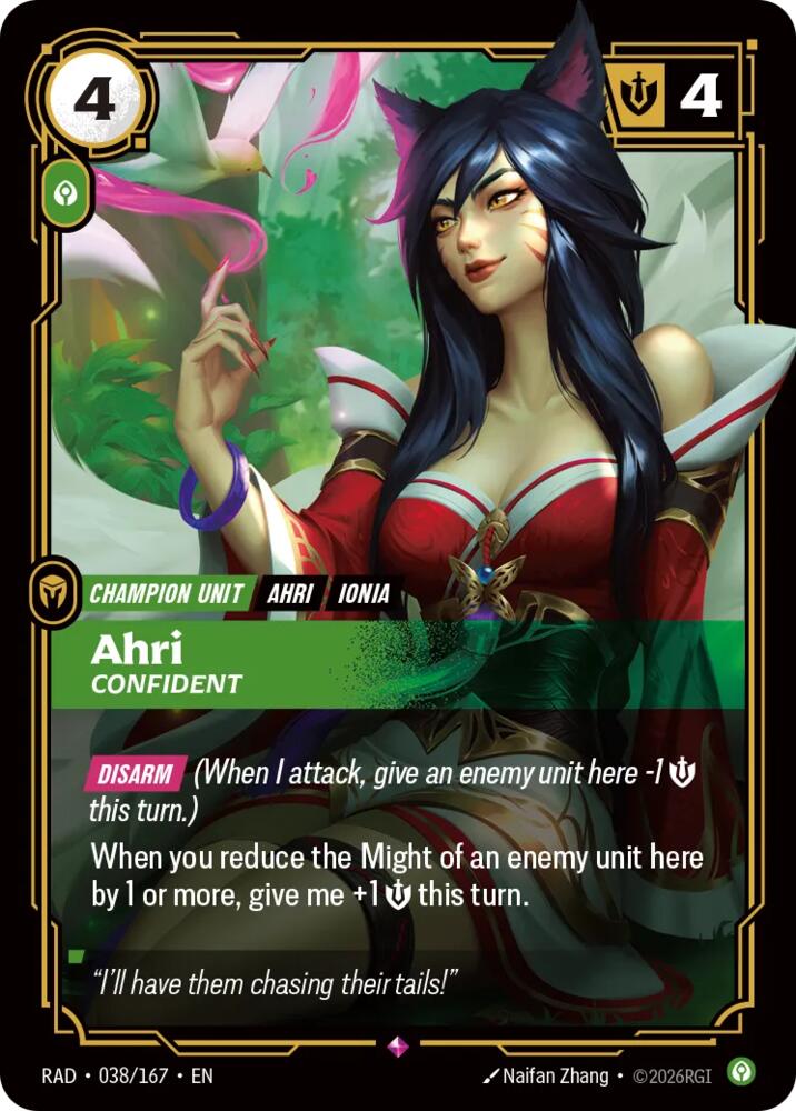 Ahri, Confident card image