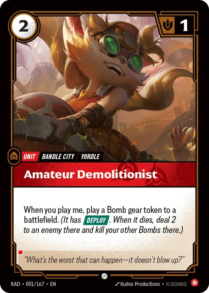 Amateur Demolitionist card image