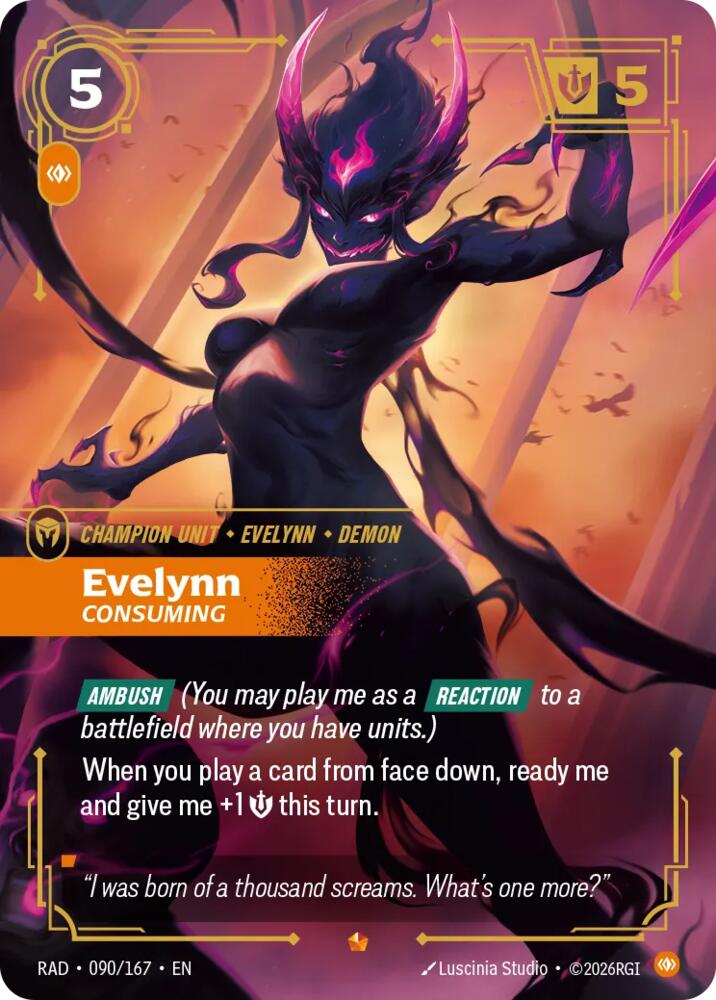 Evelynn, Consuming card image