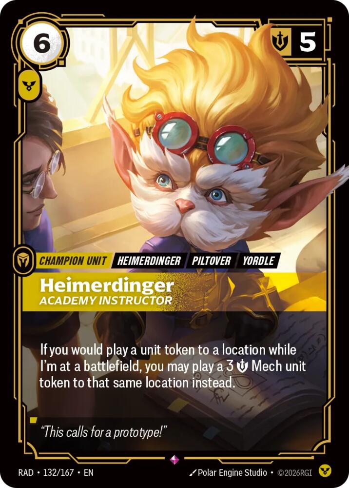 Heimerdinger, Academy Instructor card image