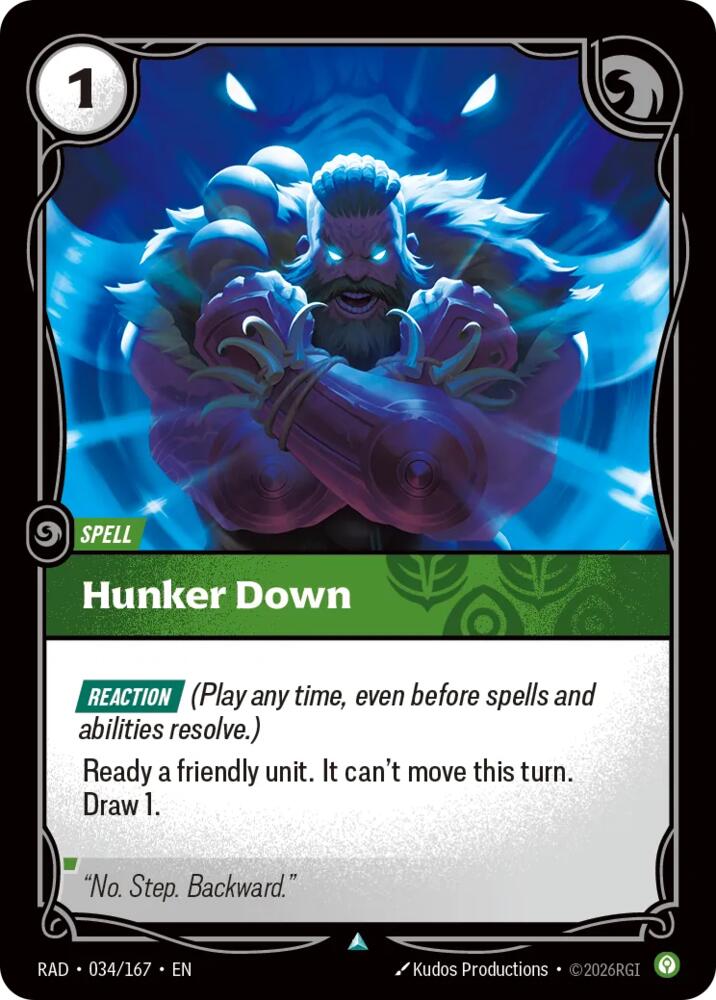 Hunker Down card image