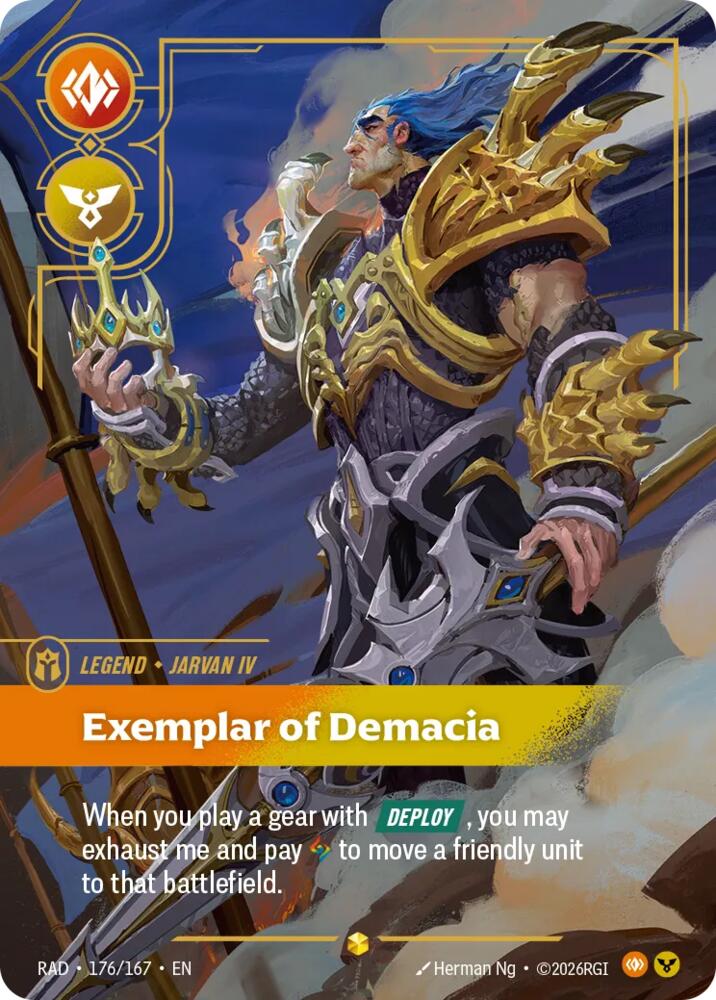 Jarvan IV, Exemplar of Demacia (Overnumbered) card image