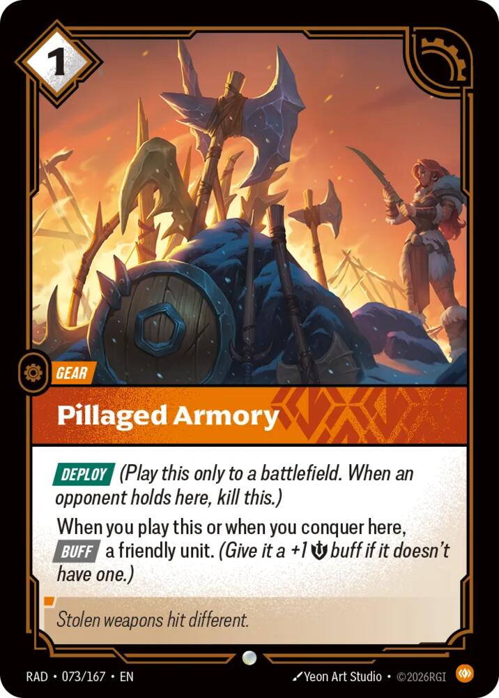 Pillaged Armory card image