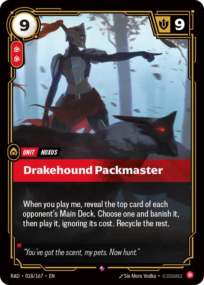 Drakehound Packmaster card image