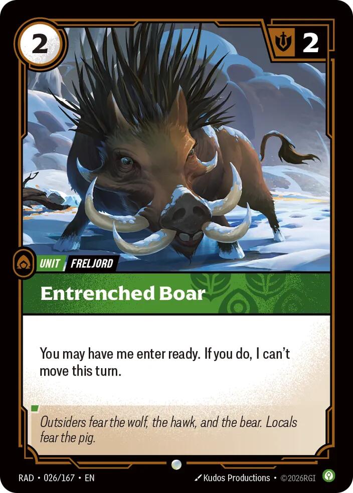 Entrenched Boar card image